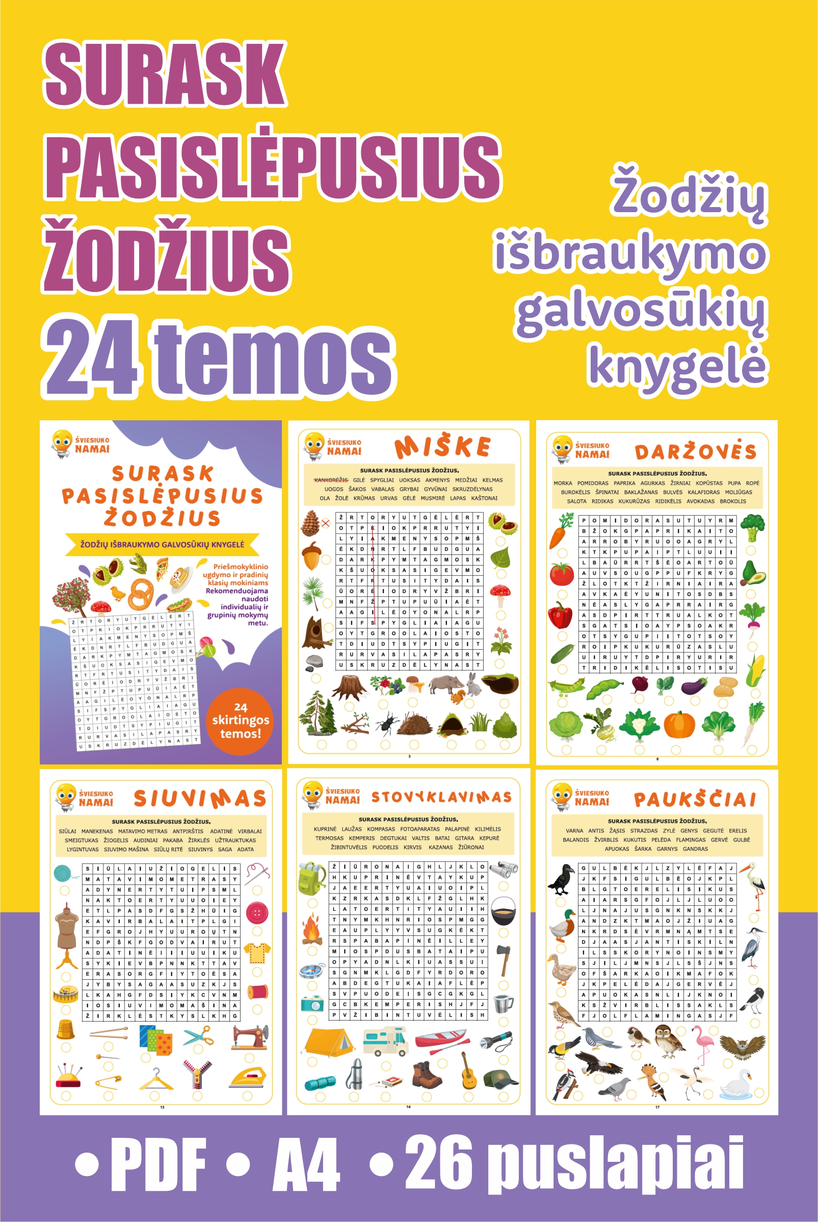 „Surask pasislėpusius žodžius“