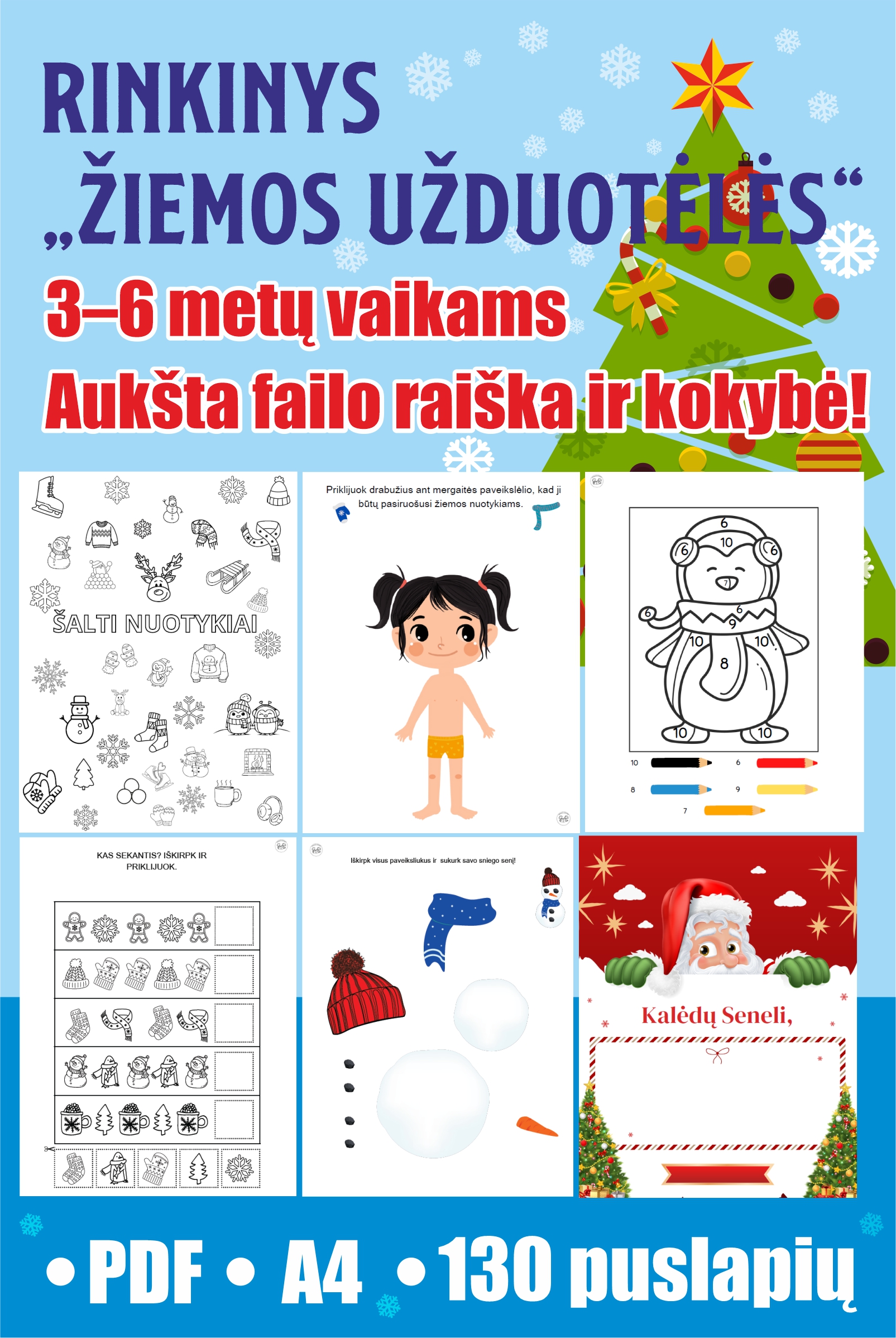 Rinkinys „Žiemos užduotėlės“