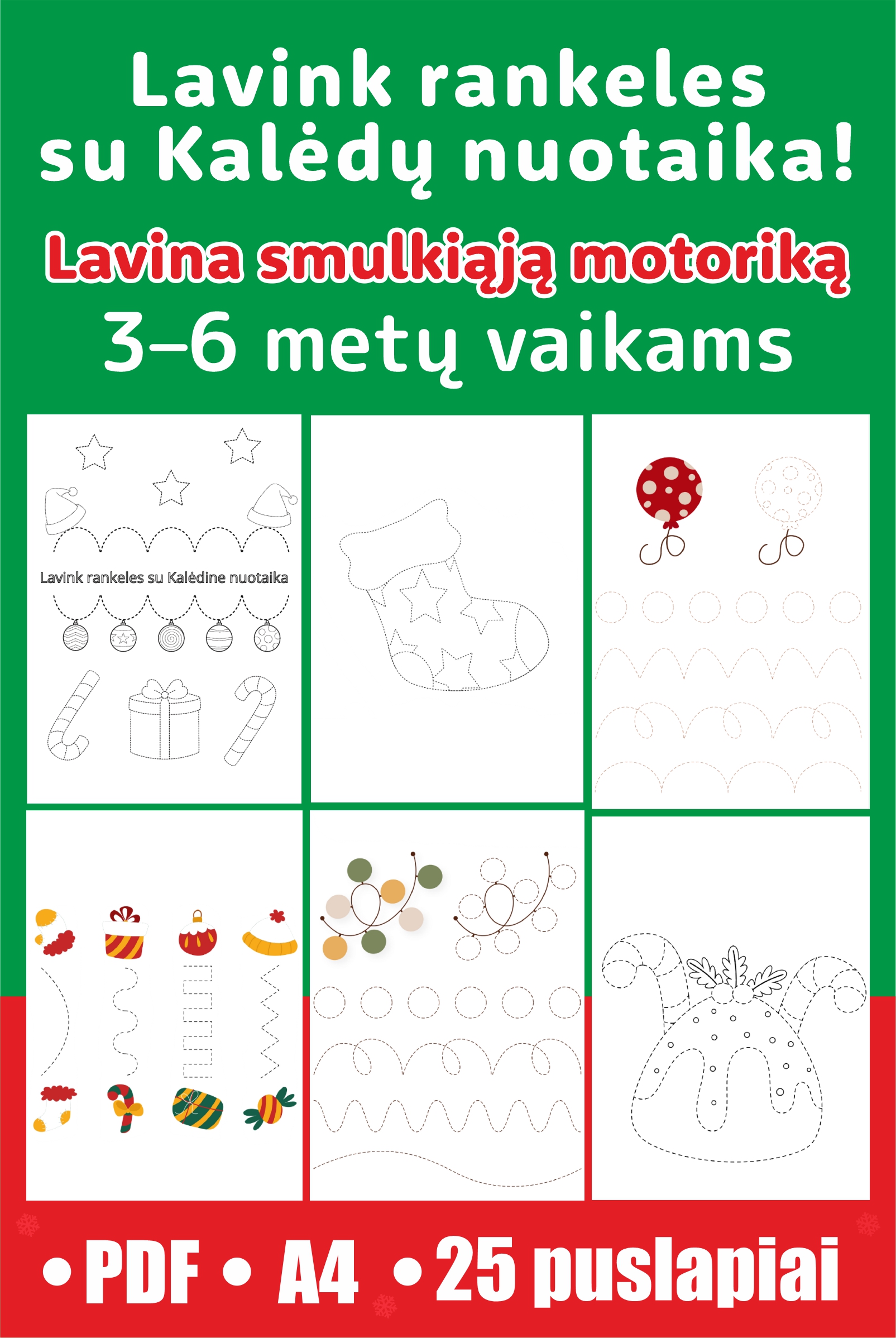 Lavink rankeles su Kalėdų nuotaika!