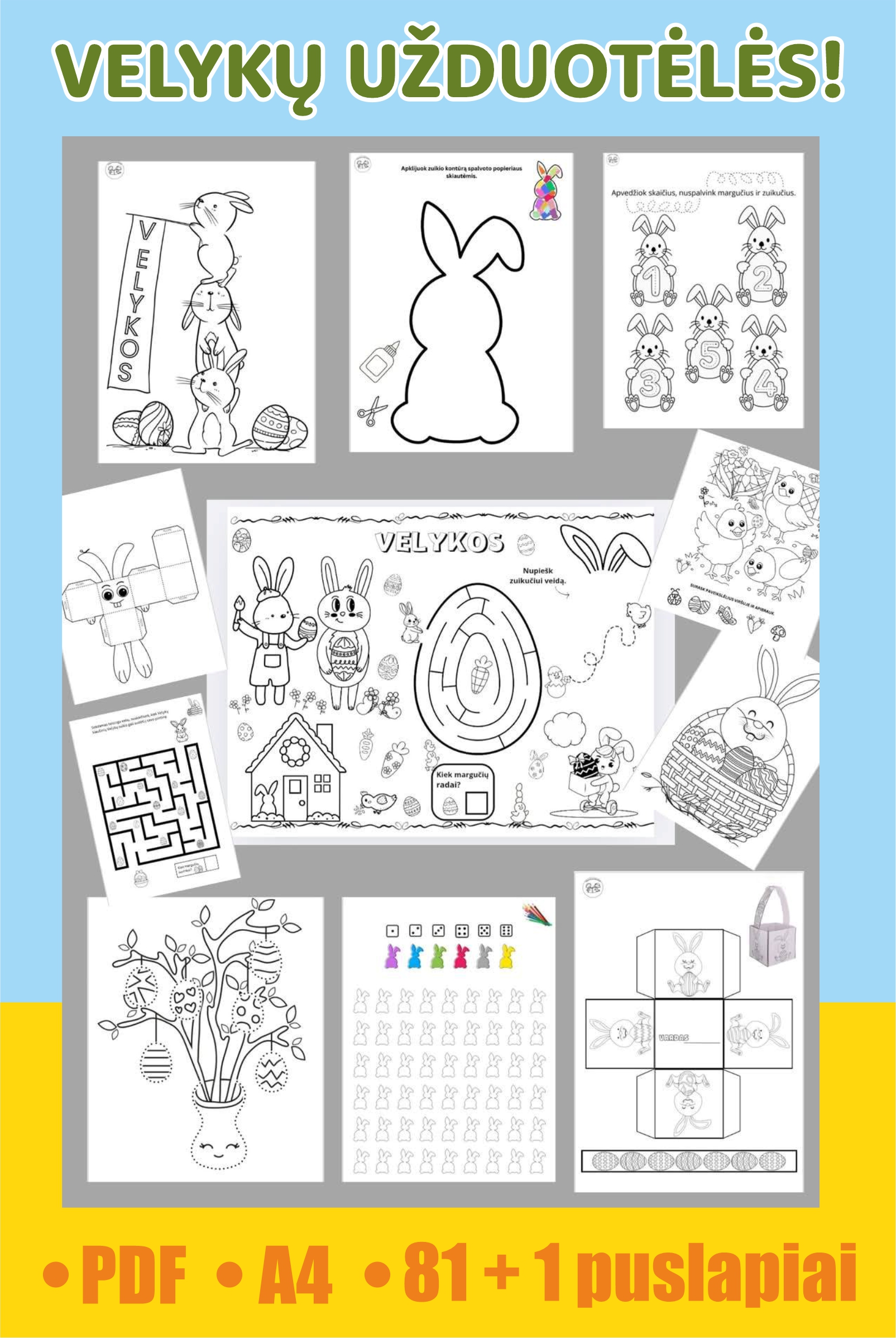 velykų užduotėlės