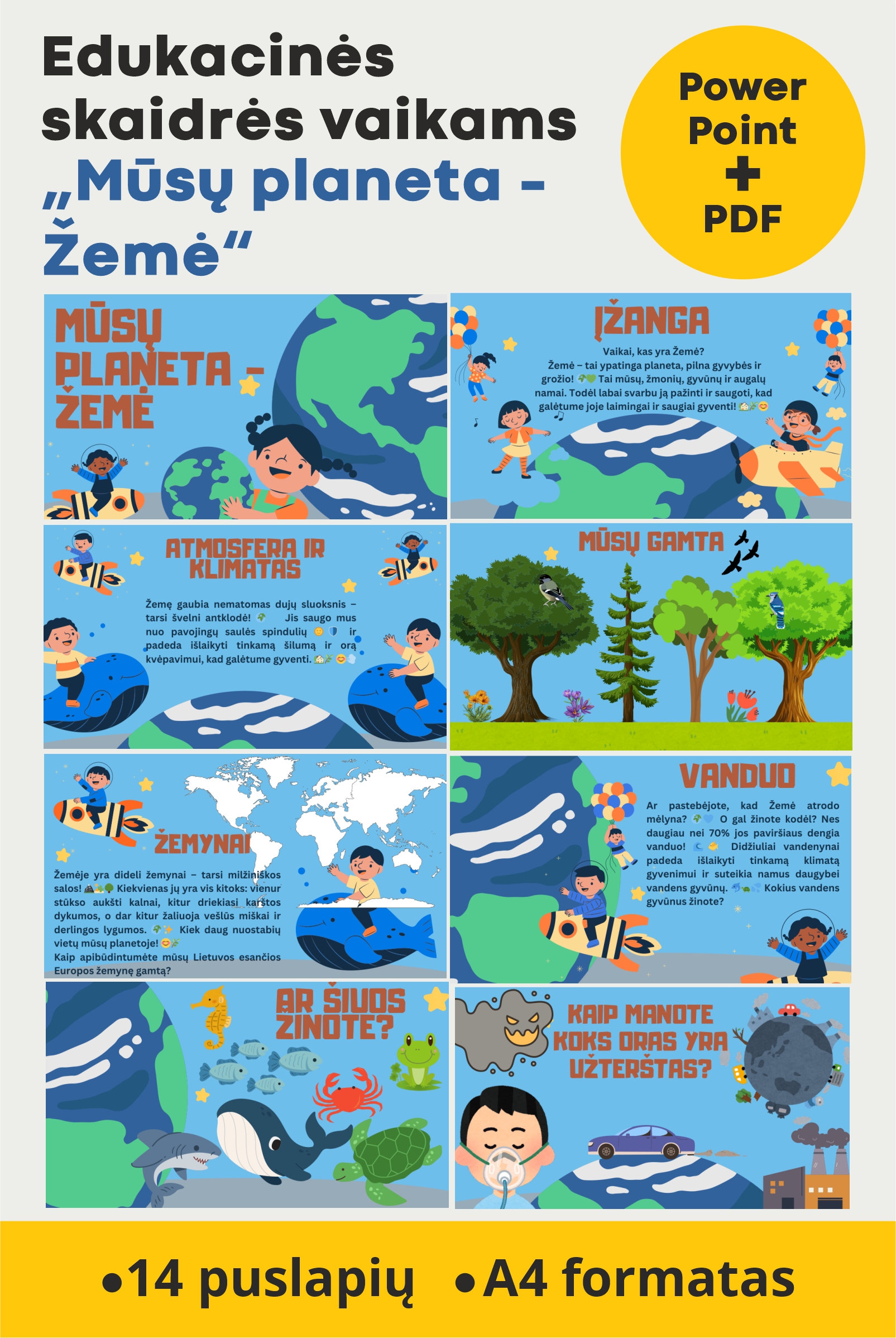 skaidrės apie žemę