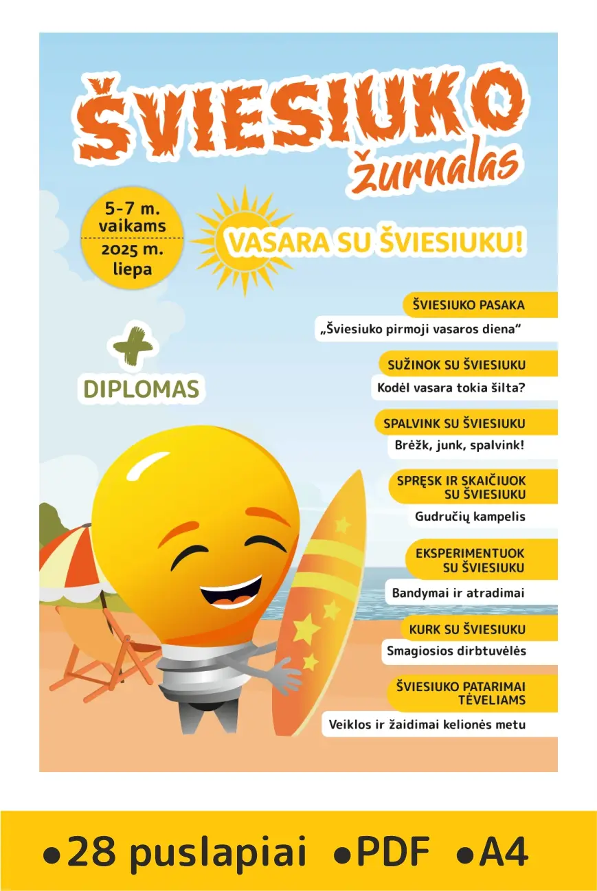 Šviesiuko žurnalas. Vasara su Šviesiuku!