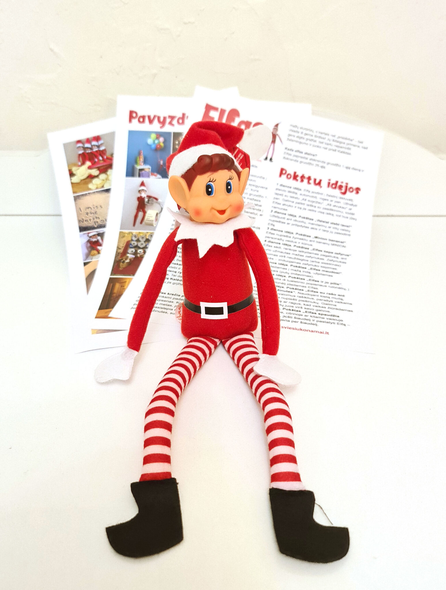 Elfas ant lentynos – Kalėdų stebuklo pasiuntinys!