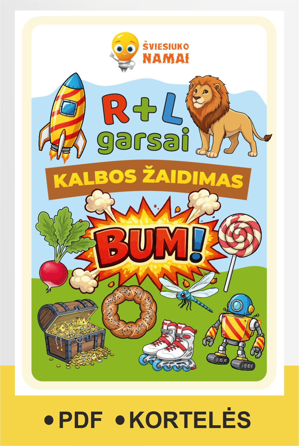 L ir R garsų tarimas logopedams