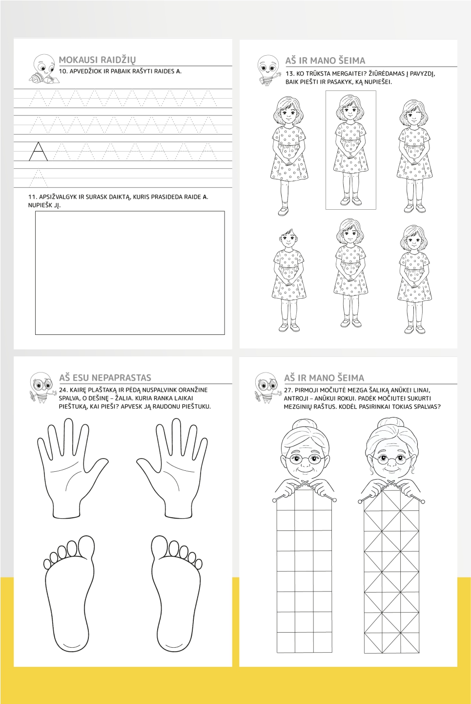 AŠ ESU NEPAPRASTAS! Užduočių knygelė 5 metų vaikams (PDF) - Image 3