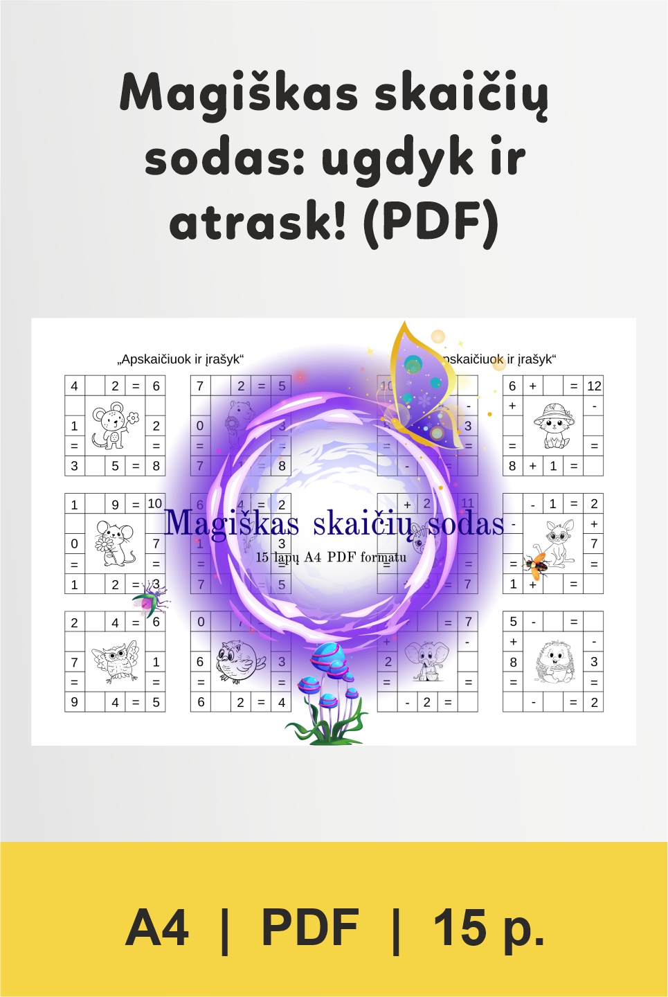 Magiškas skaičių sodas: ugdyk ir atrask! (PDF)