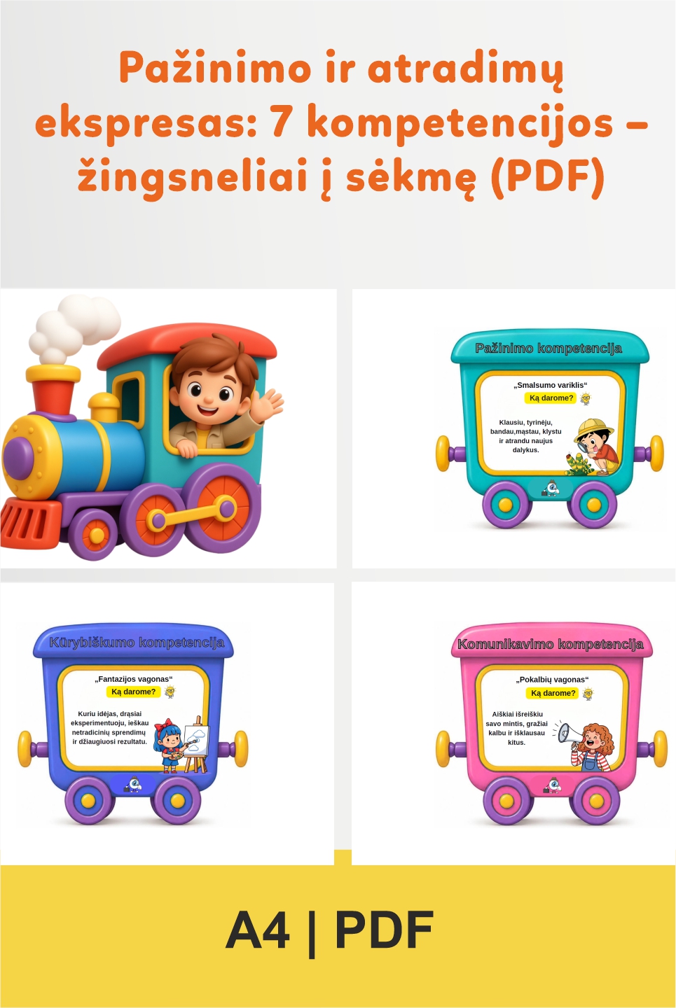 Pažinimo ir atradimų ekspresas: 7 kompetencijos – žingsneliai į sėkmę (PDF)