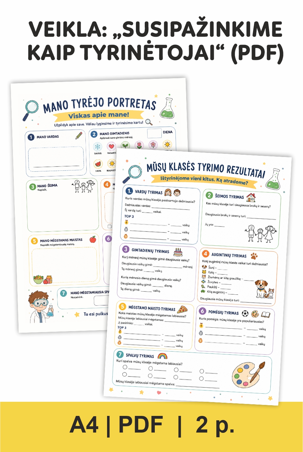 „Susipažinkime kaip tyrinėtojai“ (PDF)