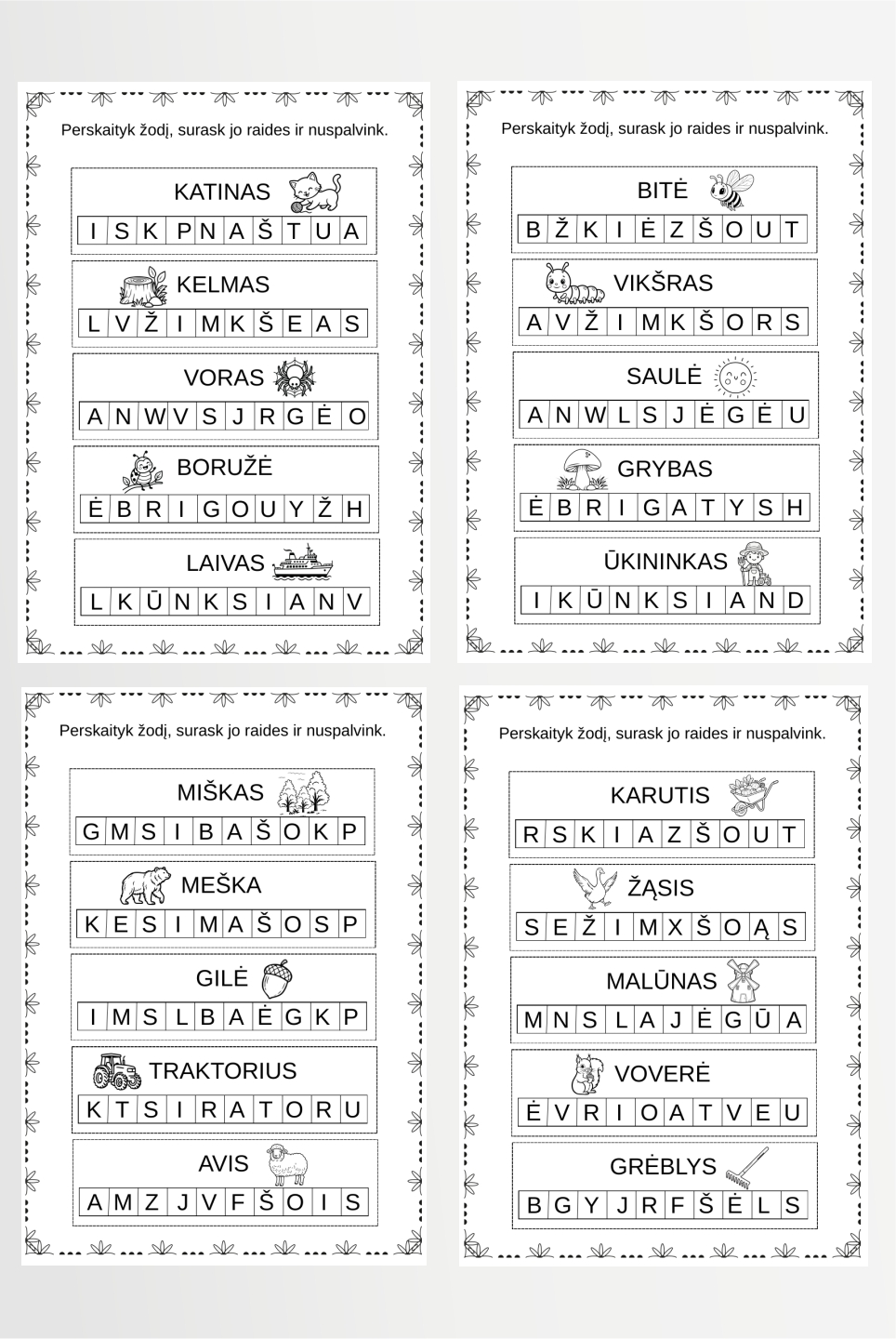 Raidžių medžioklė (PDF) - Image 2