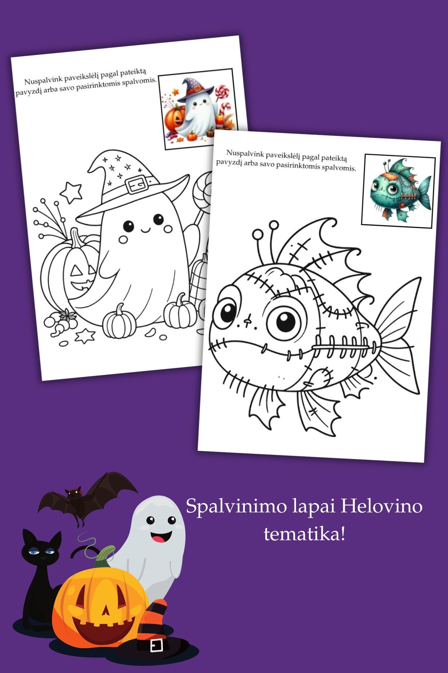 Užduočių rinkinys „Helovino užduotėlės“ (PDF) - Image 4
